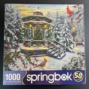 NEW Holiday Gazebo 1000 Piece Jigsaw Puzzle by SpringBok